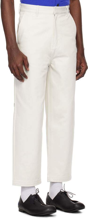 Byxor ADER ERROR Patch Trousers Vit | BMSGFYBT0101IV, 1