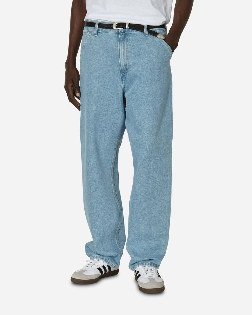 Byxor Carhartt WIP Single Knee Pants Blue Blå | I032024W 01A332