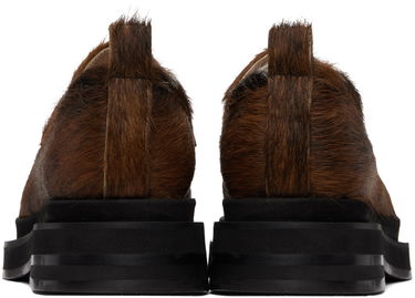 Klä Simone Rocha Simone Rocha Heart Toe Platform Loafers Brun | LOF1PD 0794, 1