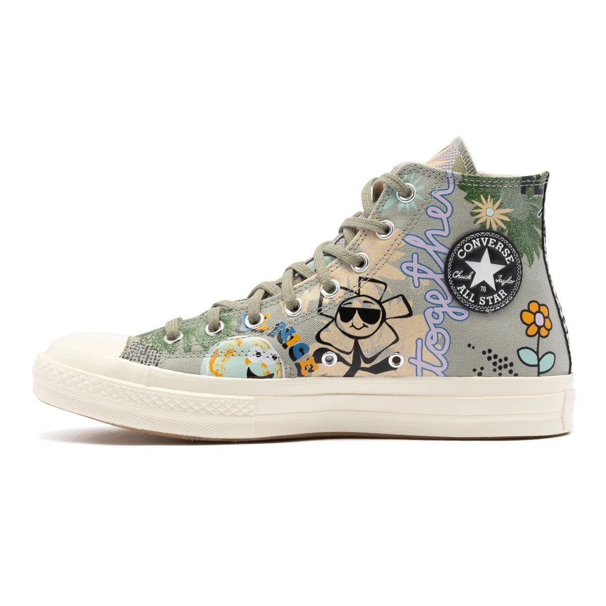 Sneakers och skor Converse Chuck 70 Floral Grå | 172935C, 0