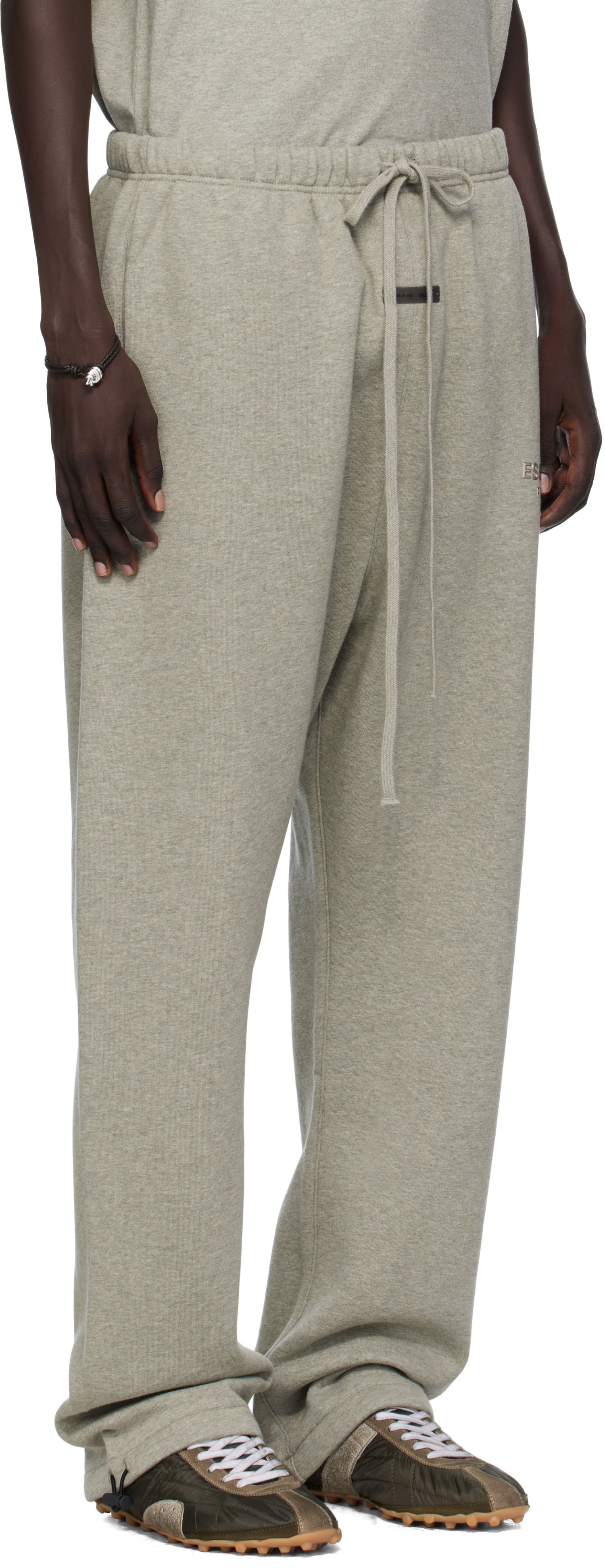 Träningsbyxor Fear of God Fear of God ESSENTIALS Relaxed Fleece Sweatpants Grå | 130SP258225F, 1