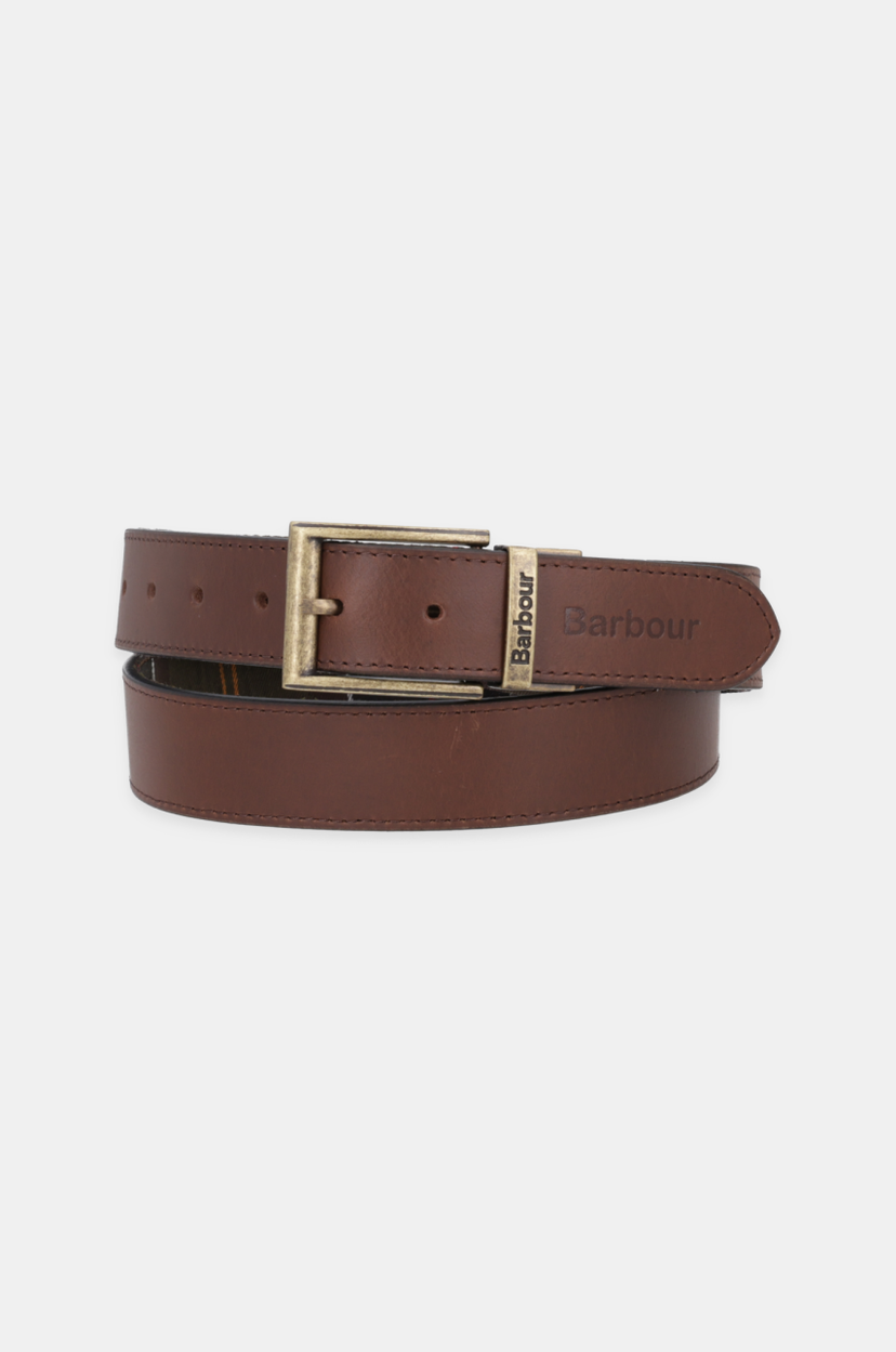 Bälten Barbour Barbour Reversible Belt Brun | MAC0364