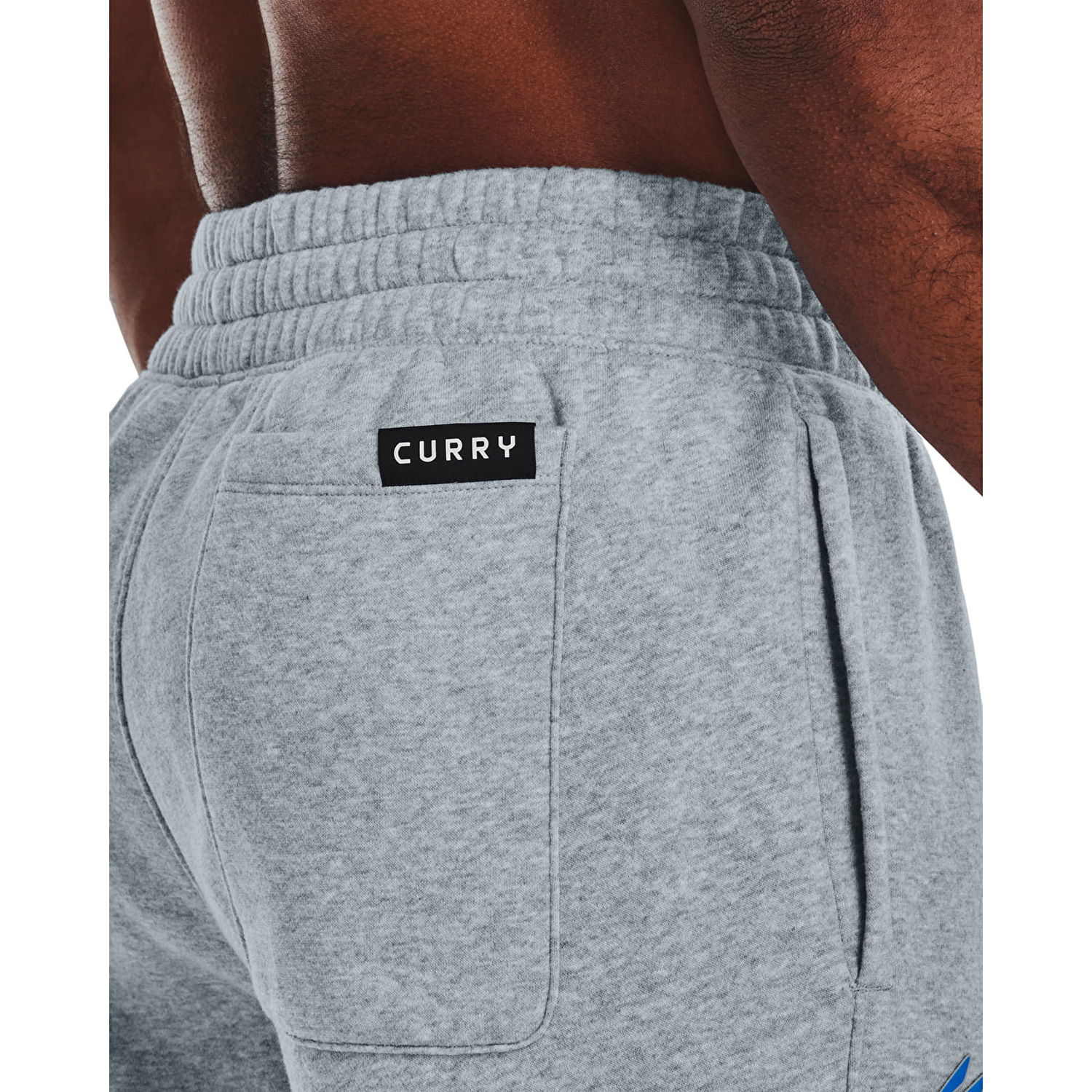 Träningsbyxor Under Armour Curry Fleece Sweatpants Blue Grå | 1374299-465, 1