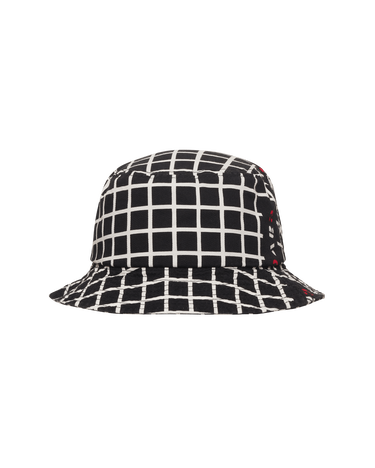 Hatt Cav Empt Grid Bucket Hat Svart | CES19G07 BLACK, 1