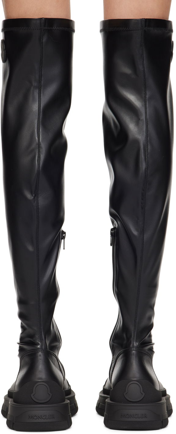 Kläder Moncler Moncler Hevea High Tall Boots Svart | J209B4G00060M4369, 1