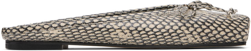 Kläder Jacquemus Jacquemus Flat Ballet Mules Beige | 25E233FO013-3233