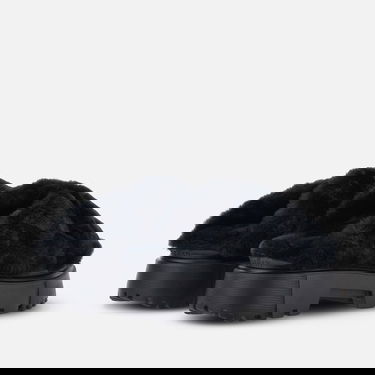 Sneakers och skor Hogan Hogan H644 Chunky Faux Fur Mule Svart | HXW6440FC303H6B999, 3
