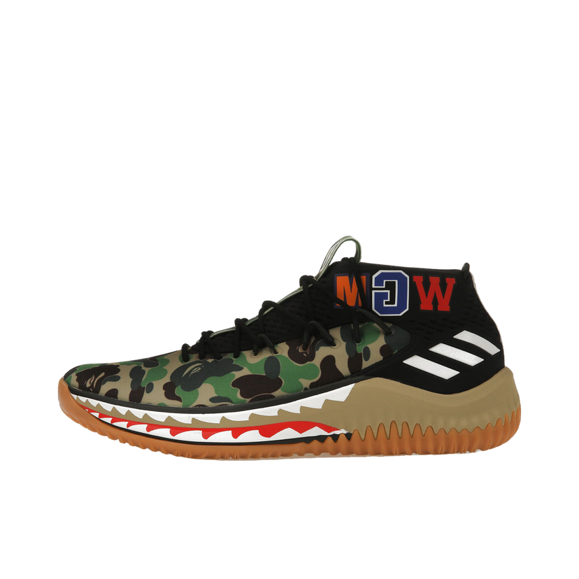 Sneakers och skor adidas Originals Dame 4 A Bathing Ape Camo Flerfärgad | AP9974