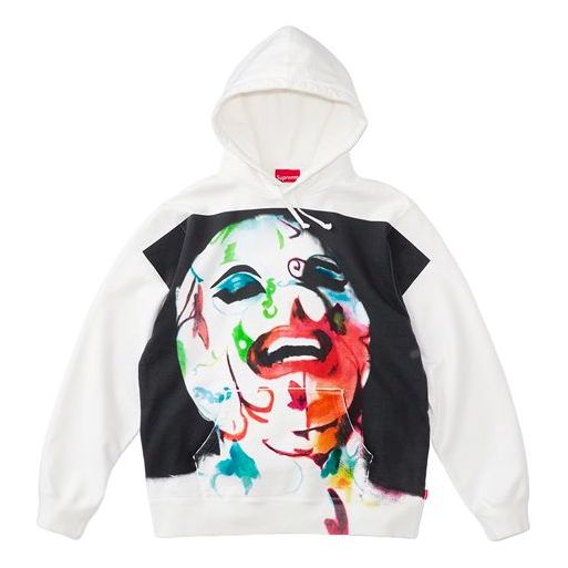Sweatshirt Supreme Leigh Bowery Airbrushed Hoodie Vit | SUP-SS20-722