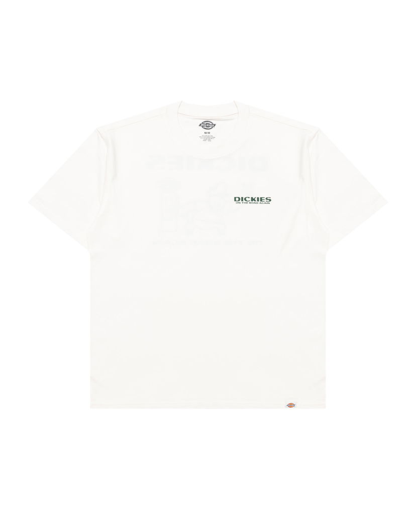 T-shirt Dickies Burns Lightweight T-Shirt 2XL Vit | 0A87QI-EGRET