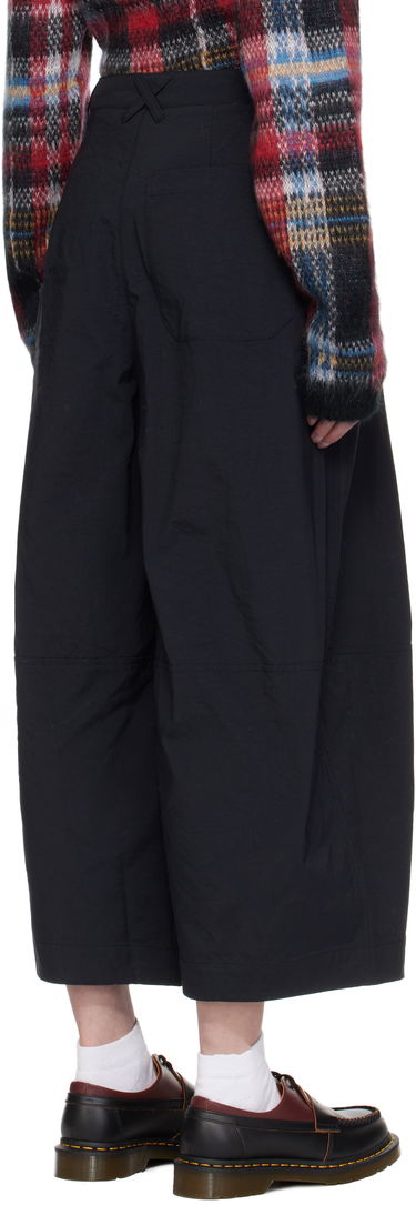 Byxor YMC YMC Deadbeat Pleated Trousers Mörkblå | Q4XMD, 2