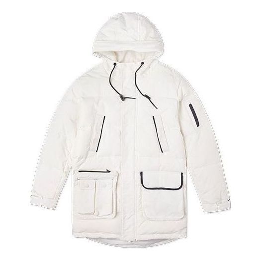 Parkas Converse Down Mid Length Jacket Vit | 10019988-A02, 0