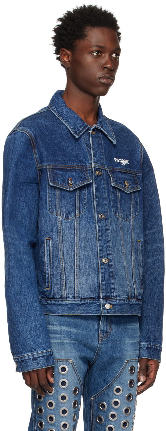Jacka We11done We11done Faded Denim Jacket Blå | WD-DJ3-22-318-U-BL, 1