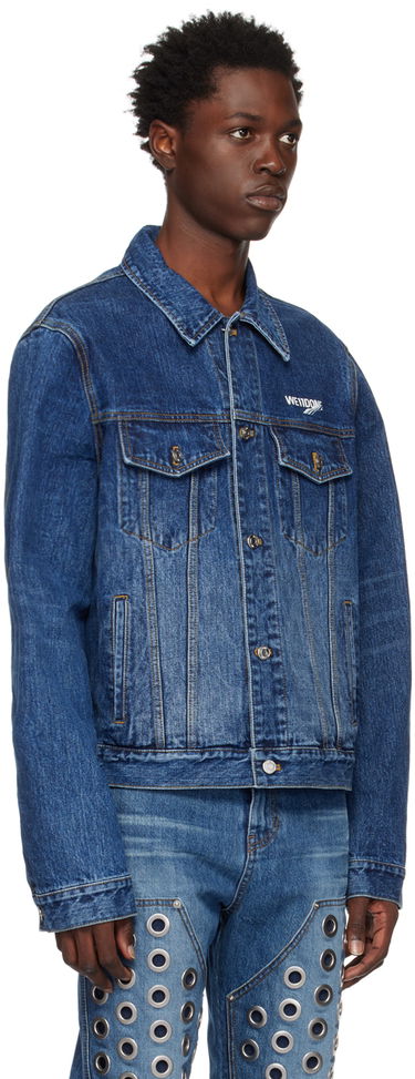 Jacka We11done We11done Faded Denim Jacket Blå | WD-DJ3-22-318-U-BL, 1