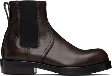 Sneakers och skor Dries Van Noten Dries Van Noten Leather Chelsea Boots Brun | 252-021703-105, 0