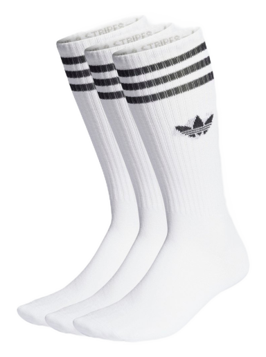 Strumpor adidas Originals Solid Crew Socks – 3 pack Vit | IJ0734