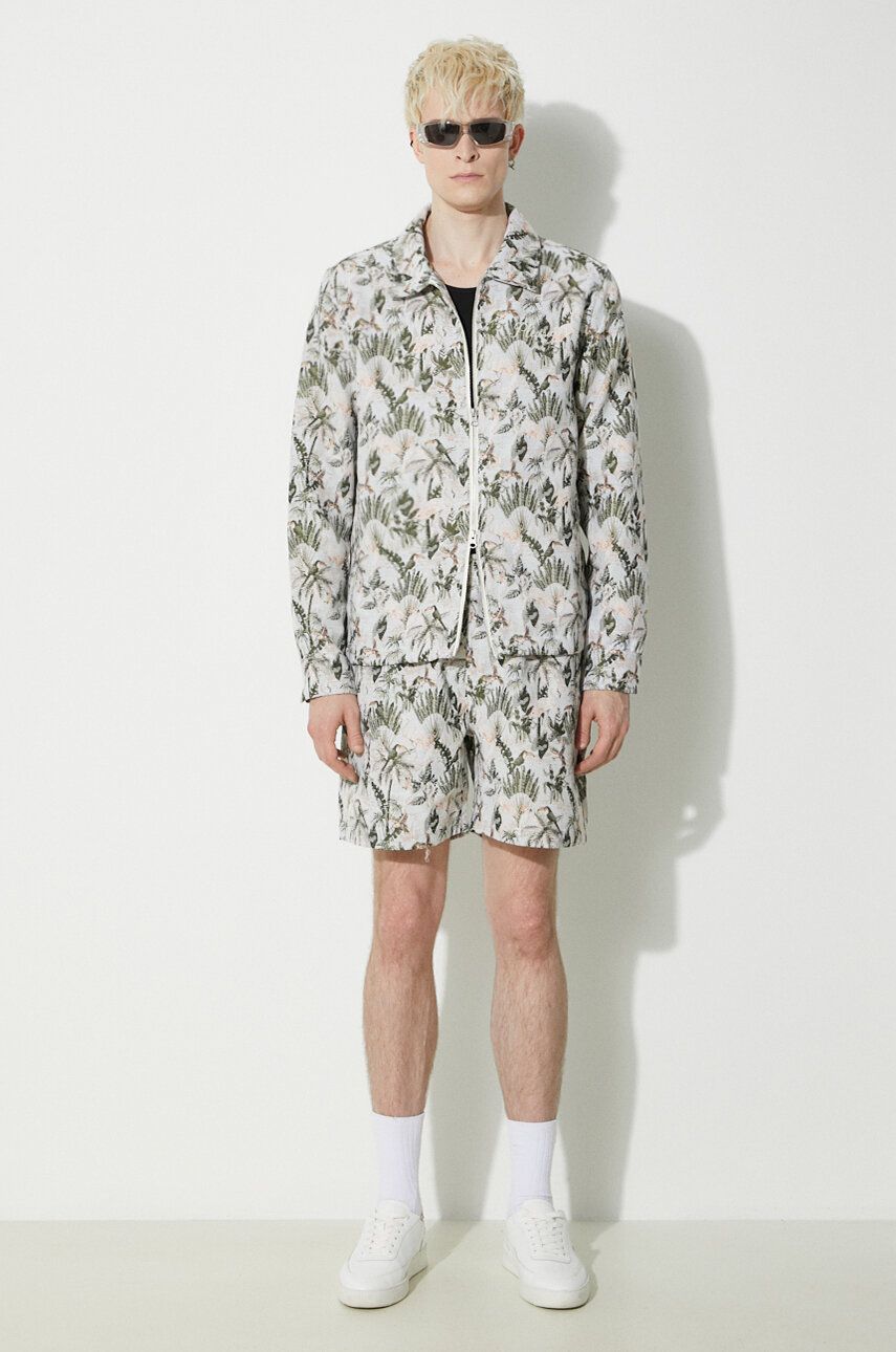 Shorts Pleasures Patterned Shorts Grön | P24SP029.GREY, 1