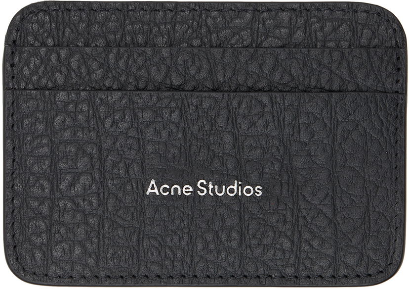 Plånbok Acne Studios Leather Card Holder Svart | CG0245-