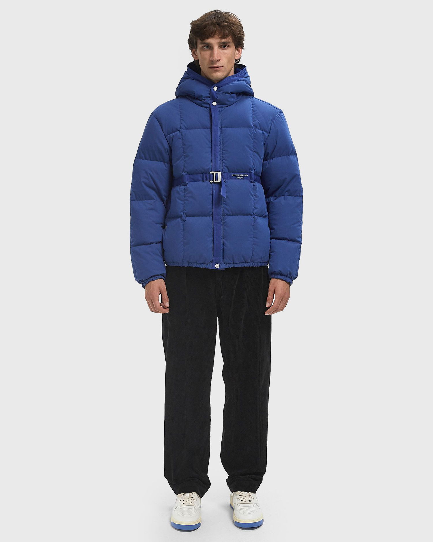 Pufferjacka Stone Island Stone Island Marina Hooded Puffer Jacket Blå | K2S154100081S0X24.V0022, 1