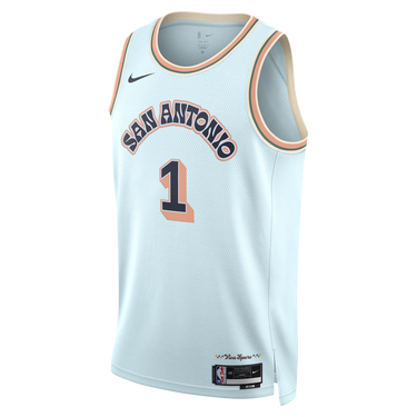 Jersey Nike Dri-FIT NBA Swingman Victor Wembanyama San Antonio Spurs City Edition 2024/25 Jersey Blå | FQ4360-474, 0