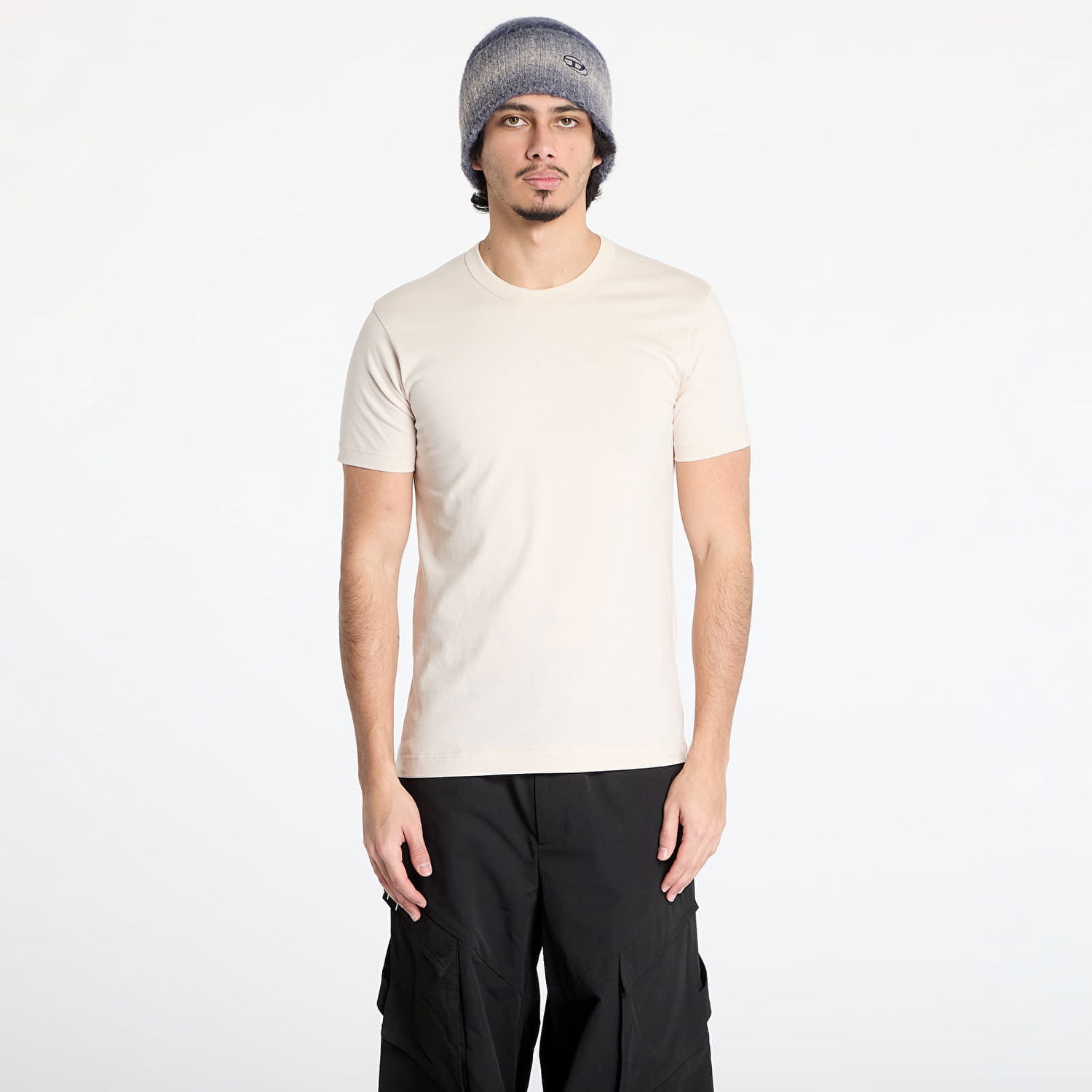 T-shirt Comme des Garçons Comme des Garçons SHIRT Knit T-Shirt Beige | FO-T024 BEIGE, 0