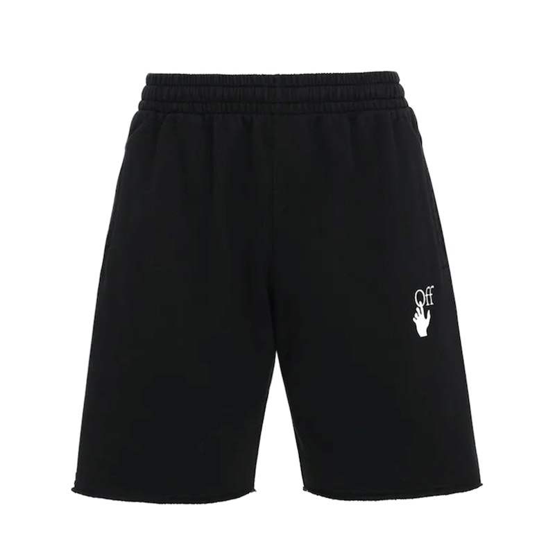 Shorts Off-White Arrow Marker Print Jersey Sweat Pants Black Pink Svart | 73I-LFA018