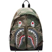 Ryggsäck BAPE Layered Line Camo Shark Day Backpack Grön | 001BAJ801002M-BGE, 1