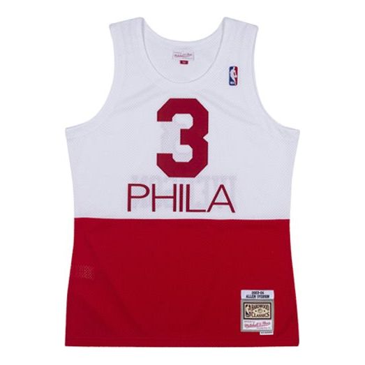 Jersey Mitchell & Ness Mitchell & Ness Philadelphia 76ers Allen Iverson Swingman Jersey Vit | SMJYAC19165-P76WHRD03AIV
