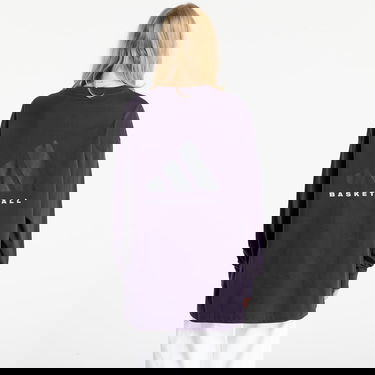 T-shirt adidas Performance Basketball Loose Fit Long Sleeve T-Shirt Purpur | JX5581, 2