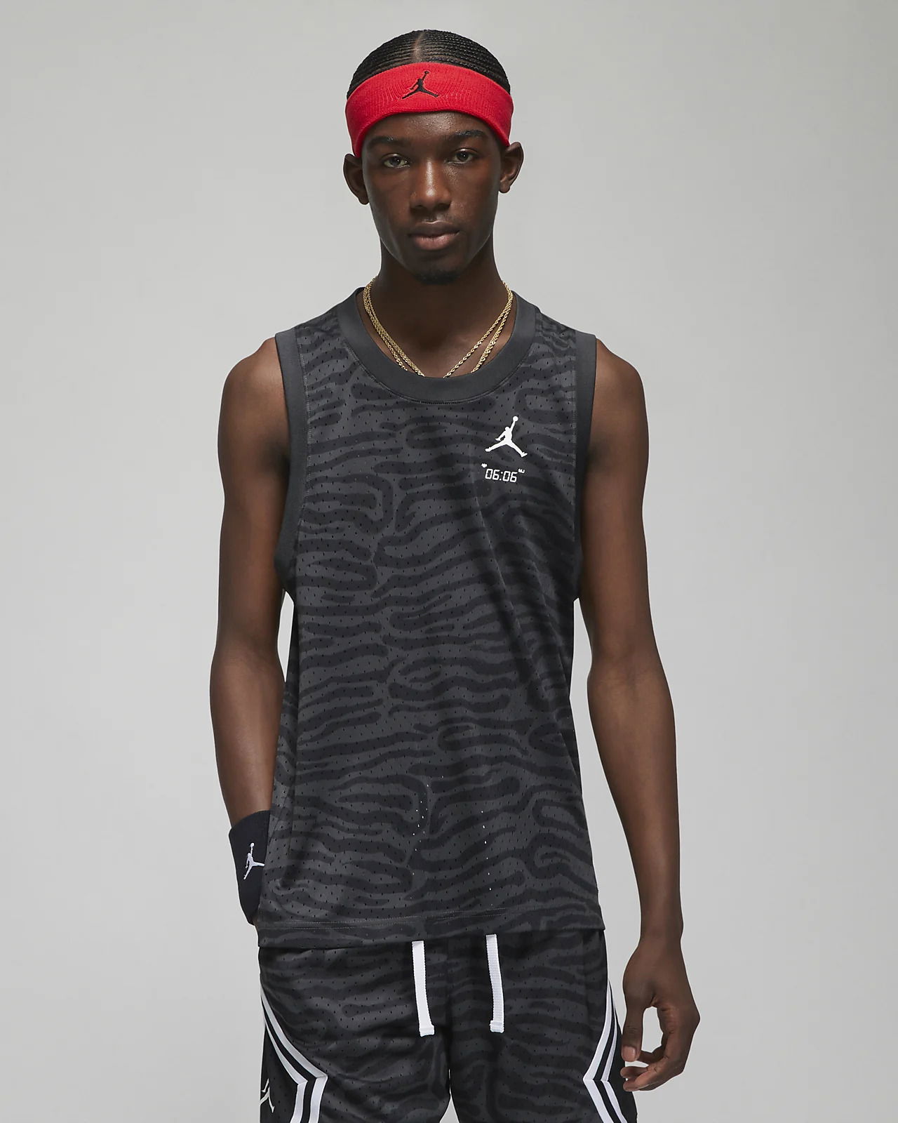 Jersey Jordan Dri-FIT Sport Breakfast ClubPrinted Mesh Jersey Svart | DM1823-010, 0