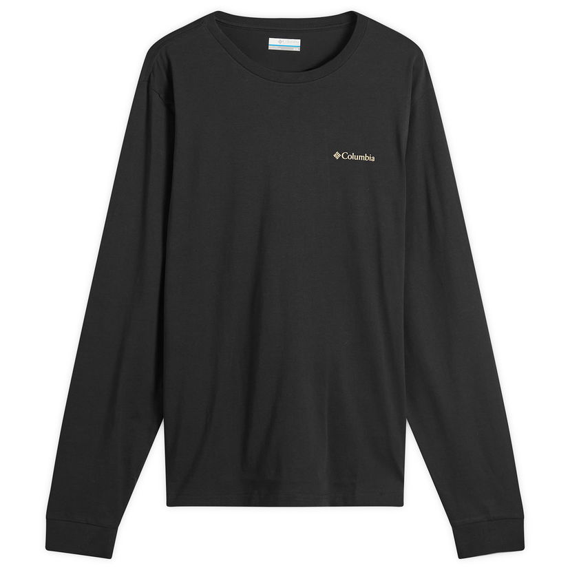 T-shirt Columbia CSC™ Seasonal Logo Long Sleeve T-Shirt, Size Small Svart | 2013545-007