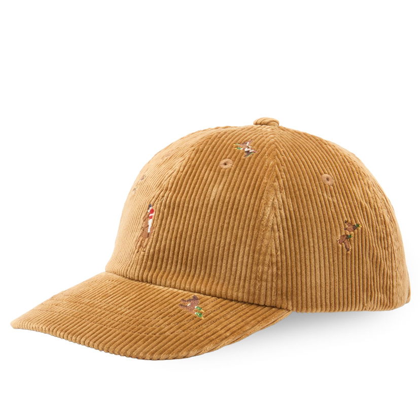 Keps Polo by Ralph Lauren Corduroy Duck Cap Beige | 710979195001-BRN