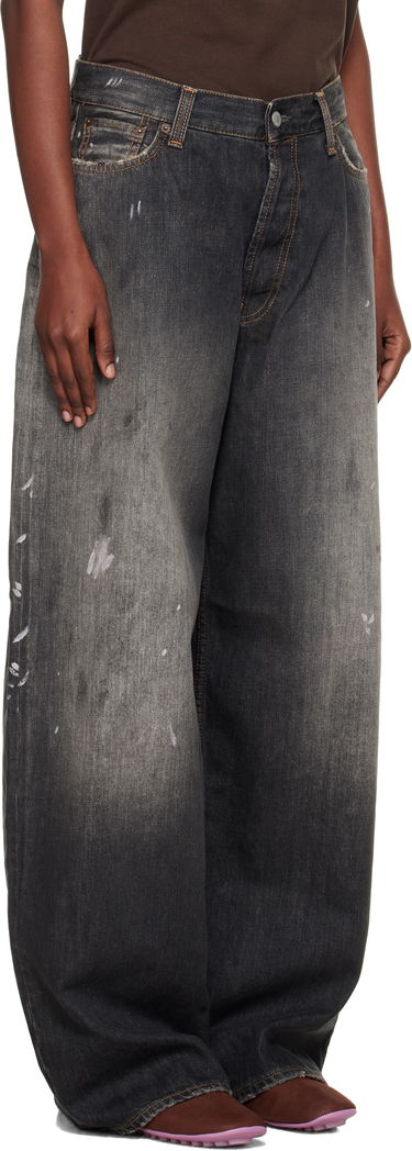 Jeans Acne Studios Acne Studios 2023 Wide Leg Jeans Svart | C00089-, 1