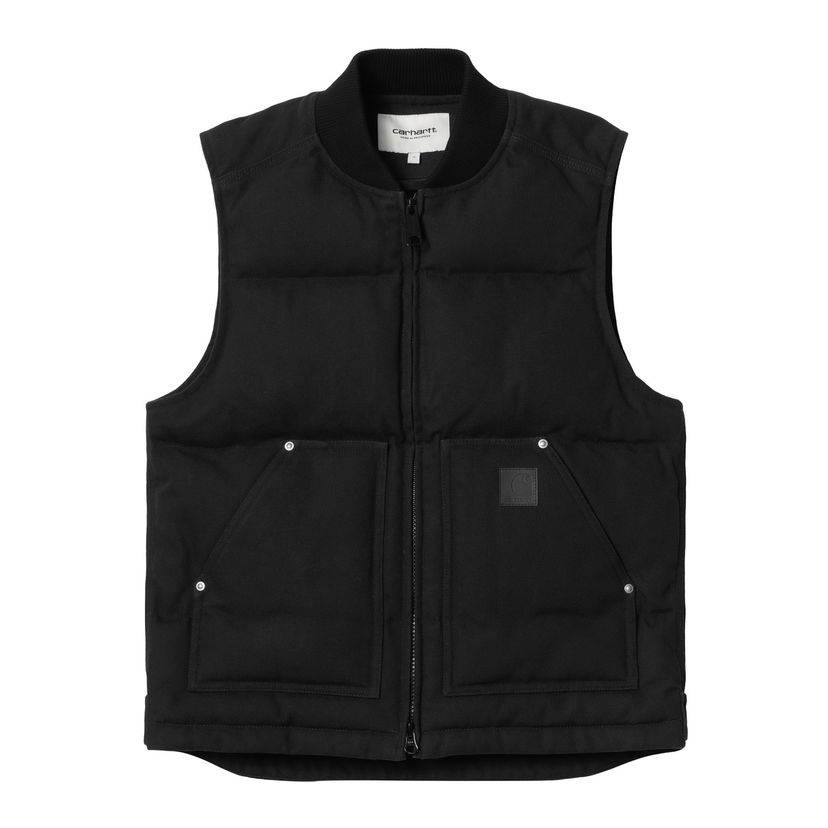 Väst Carhartt WIP Quilted Down Filled Vest Svart | I033912_8