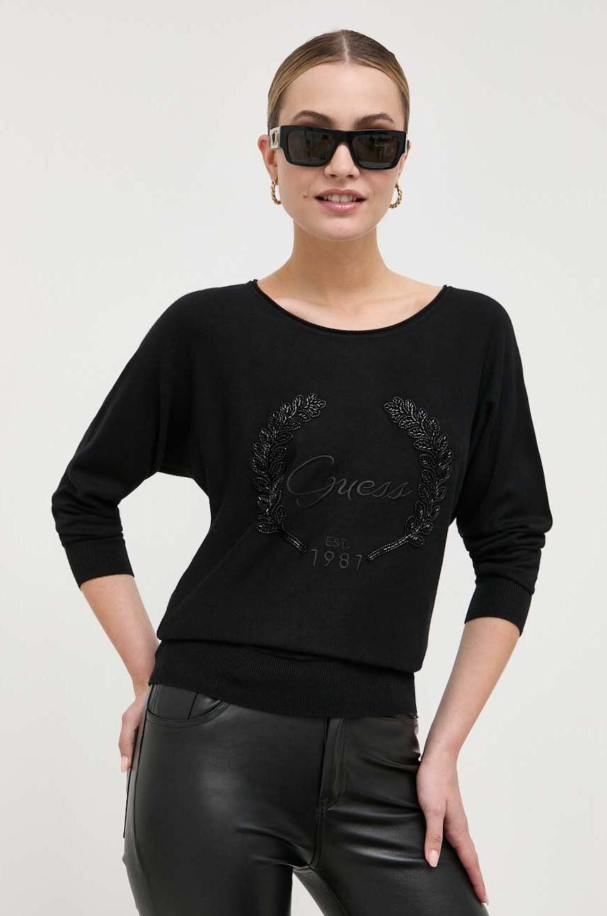 Sweater GUESS Sweater Svart | W3YR22.Z2NQ2, 0