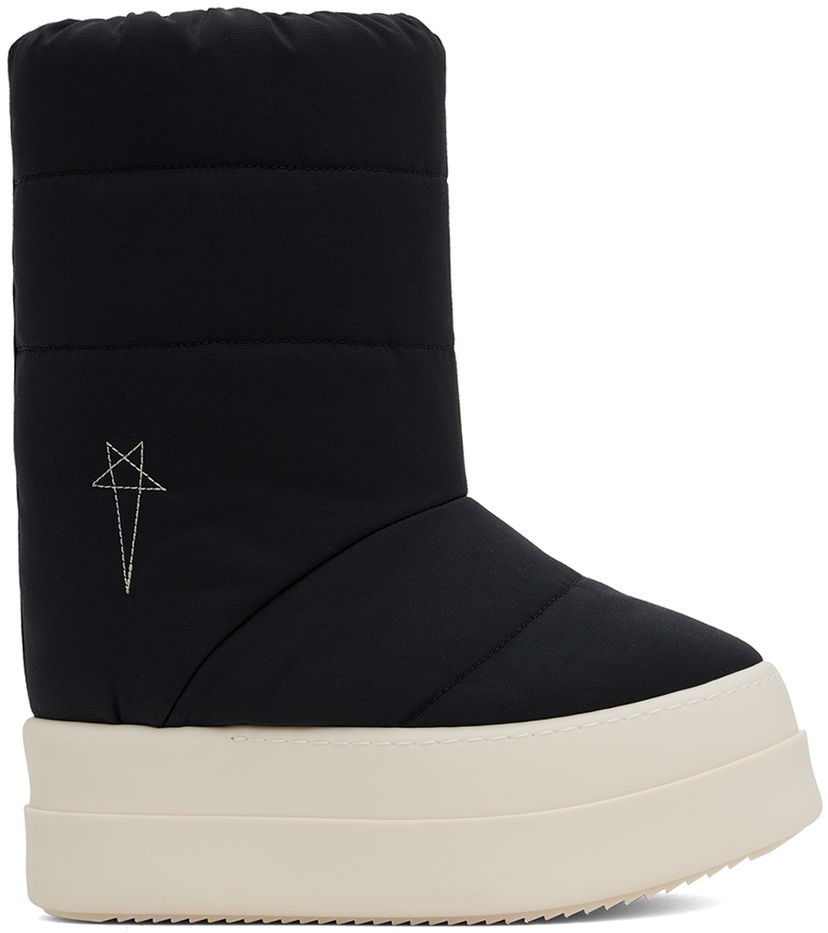 Sneakers och skor Rick Owens Porterville Mega Bumper Lunar Boots Svart | DS02D2838 MUPAM9