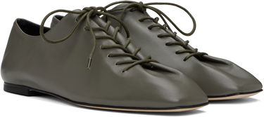 Kläder Aeyde Aeyde Isla Nappa Leather Derbys Grön | A11-FL-RKLS08FL166-SS25-1007-007, 3
