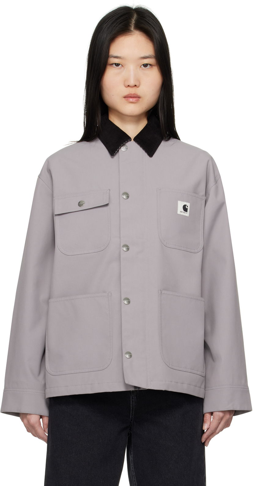 Jacka Carhartt WIP Carhartt WIP Clapton Chore Jacket Purpur | I034425 2NZXX