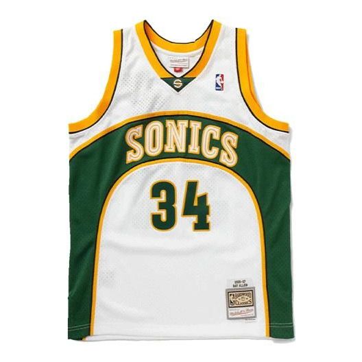 Jersey Mitchell & Ness Seattle SuperSonics Ray Allen Swingman Jersey Vit | SMJYCP20036-SSUWHIT06RAL