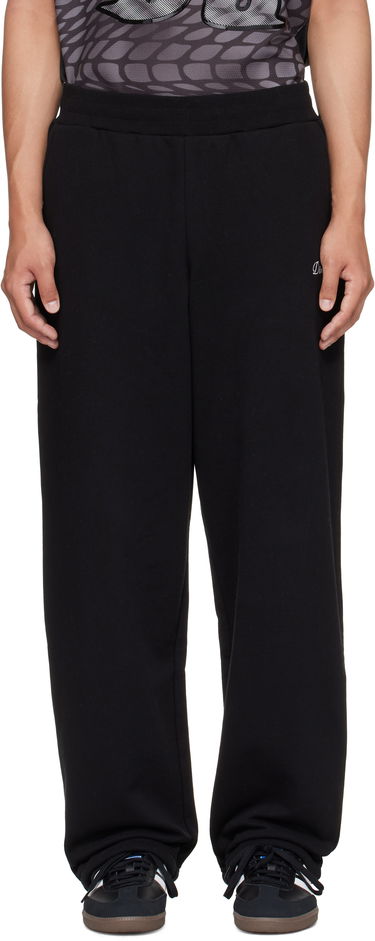 Träningsbyxor Dime Dime Cursive Small Logo Sweatpants Svart | DIMEFA2546BLK, 0