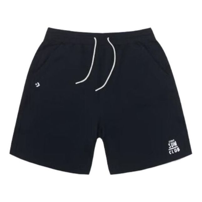 Shorts Converse Sun Club Drawstring Shorts Svart | 10025878-A02