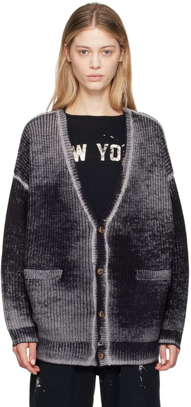 Sweater R13 R13 Oversized Knit Cardigan Grå | R13WY198 Y158B, 0