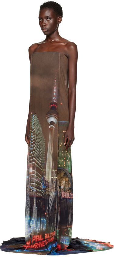 Klä Jean Paul Gaultier Shayne Oliver Edition Maxi Dress Flerfärgad | 24/27-F-RO181-T551-60405030, 3