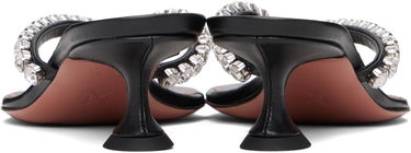 Sneakers och skor Amina Muaddi Gigi Thong Heeled Sandals Svart | GIGI THONG, 1