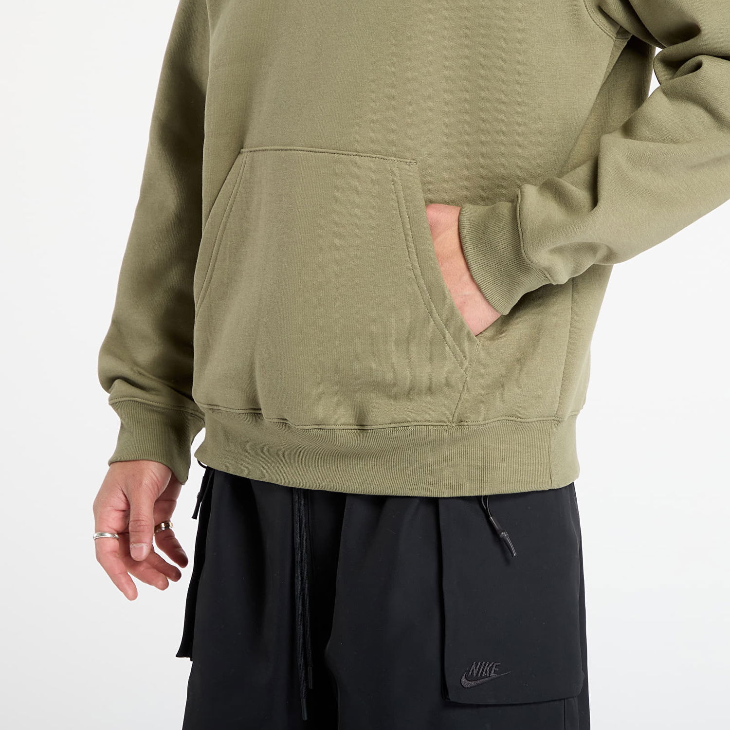 Sweatshirt New Balance Athletics Hoodie Grön | NBMT53528DEK, 1