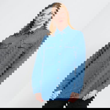 Skjorta Noisy May NMflanny L/S Shacket Blå | 27014398, 0