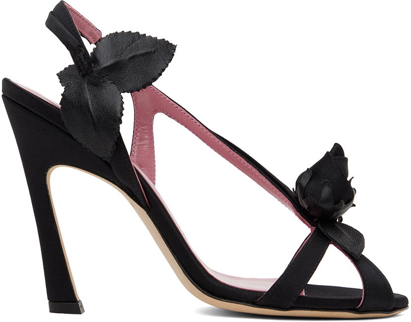 Tillbehör Blumarine Blumarine Sofia 120 Heeled Sandals Svart | 6A4513T038022222