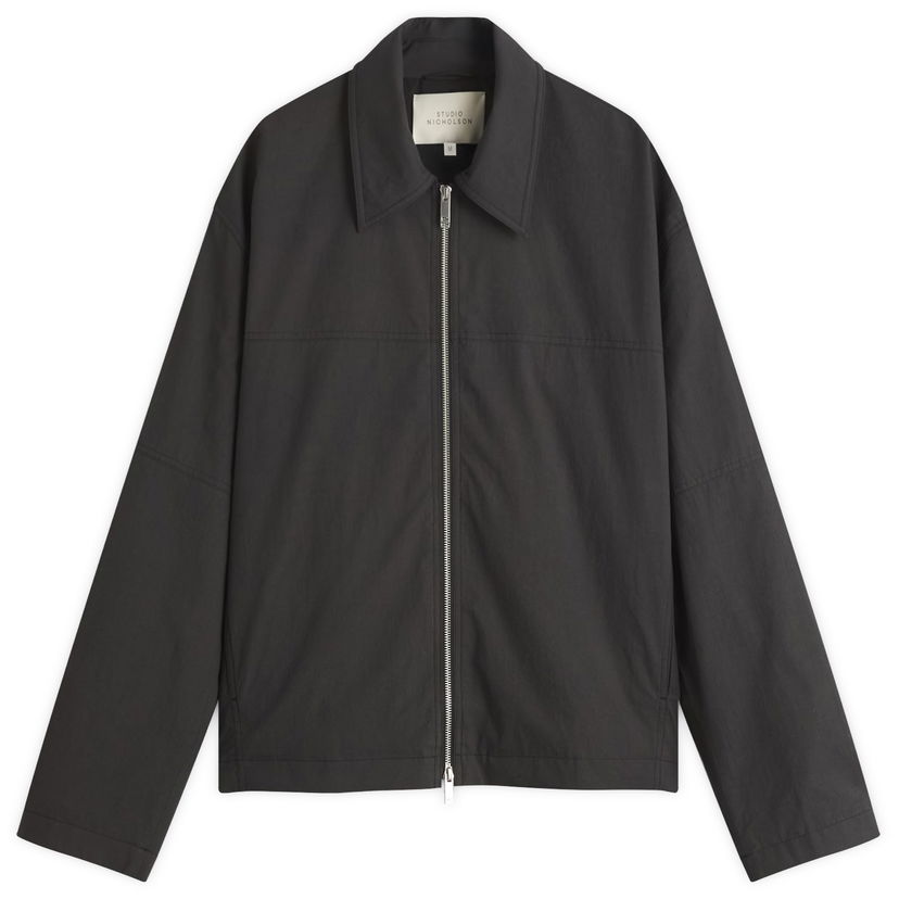 Jacka Studio Nicholson Studio Nicholson Zip Through Jacket, Size Large Svart | FOLASNM-1320-GRA