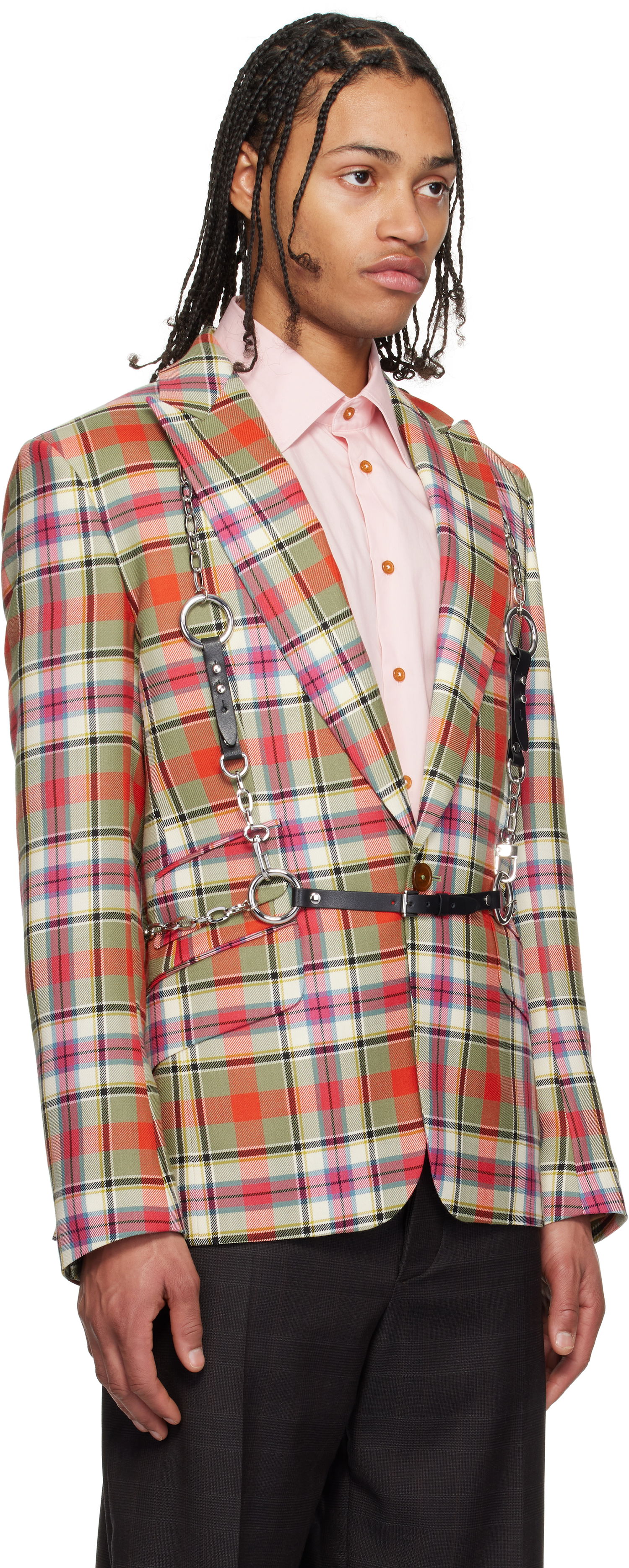 Skjorta Vivienne Westwood Vivienne Westwood Stud Belt Chain Harness Suspenders Flerfärgad | 82110001U-L002V-, 1