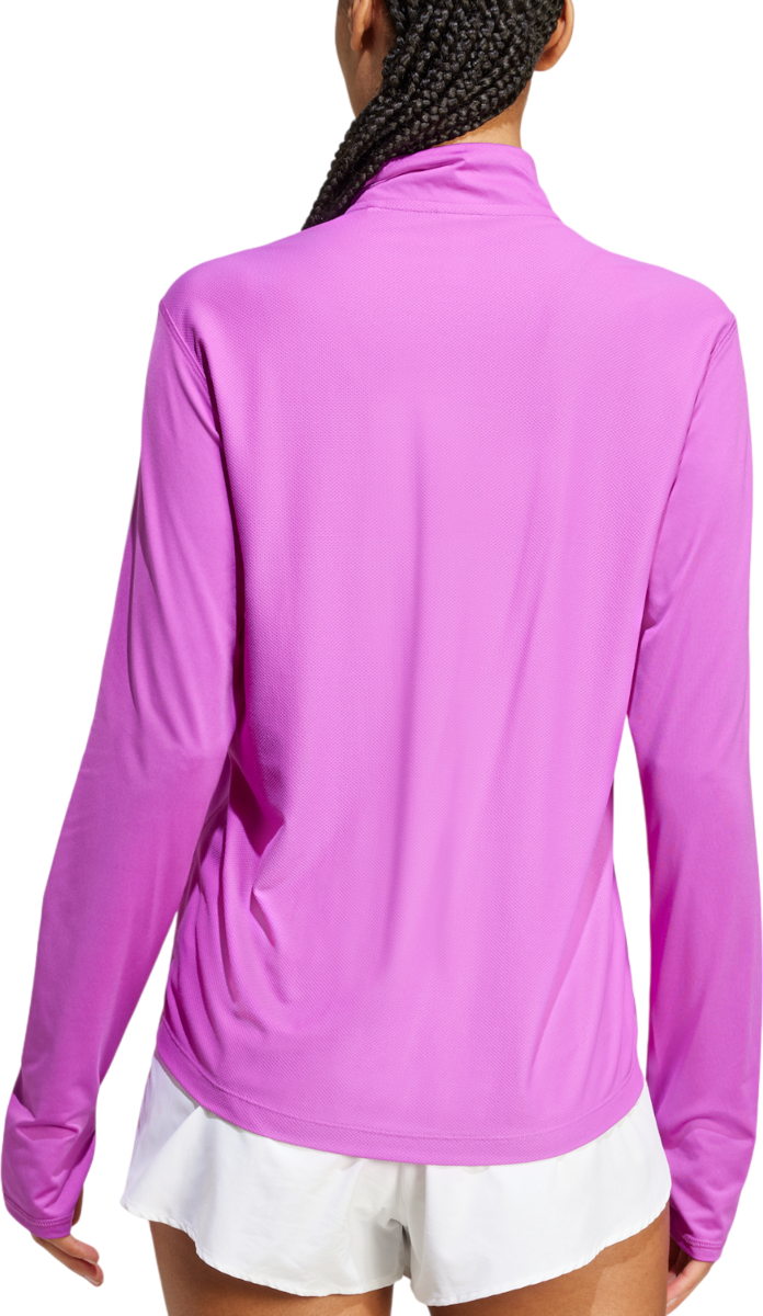 Sweatshirt adidas Originals Own the Run Quarter-Zip Running Top Purpur | jv5905, 1